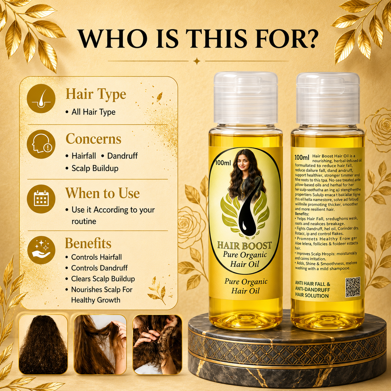 Ayze store Hair Oil 100ml