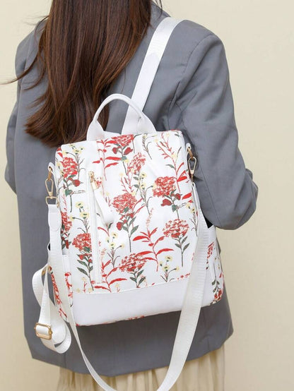 Wildflower Print Multi-Way Women's Daypack