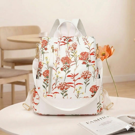 Wildflower Print Multi-Way Women's Daypack