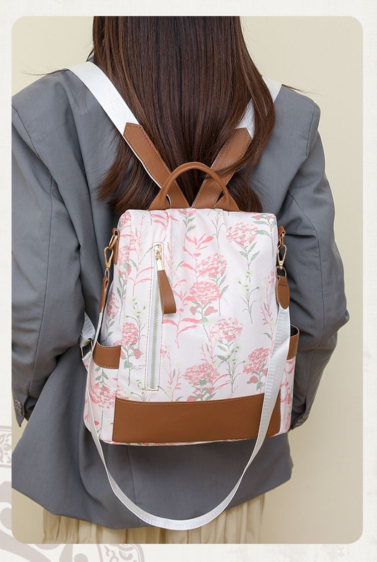 Blush Blossom Convertible Backpack & Shoulder Bag