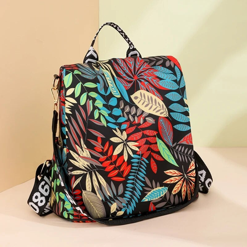 Tropical Jungle Multi-Way Convertible Backpack